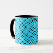 Abstrakter moderner geometrischer heller Streifend Tasse (Vorderseite Links)