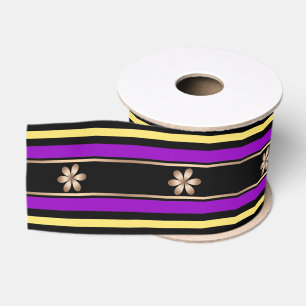 Abstrakter moderner gestreifter eleganter Spaß nie Ripsband