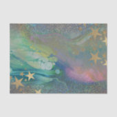 Abstrakter, moderner Glitzer Liquid Decoupage Seidenpapier (Vorderseite)