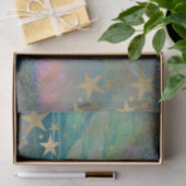 Abstrakter, moderner Glitzer Liquid Decoupage Seidenpapier (Geschenk)