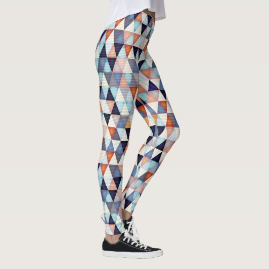 Abstrakter moderner Hintergrund Leggings (Rechts)
