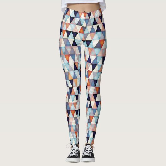 Abstrakter moderner Hintergrund Leggings (Vorderseite)