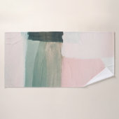 Abstrakter moderner Kunsthintergrund. Grau und Badehandtuch (Badehandtuch)