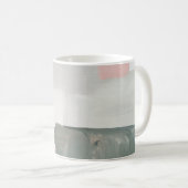 Abstrakter moderner Kunsthintergrund. Rosa, Gra Kaffeetasse (VorderseiteRechts)
