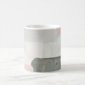 Abstrakter moderner Kunsthintergrund. Rosa, Gra Kaffeetasse (Mittel)