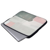 Abstrakter moderner Kunsthintergrund. Rosa, Gra Laptopschutzhülle (Vorne Knopf)
