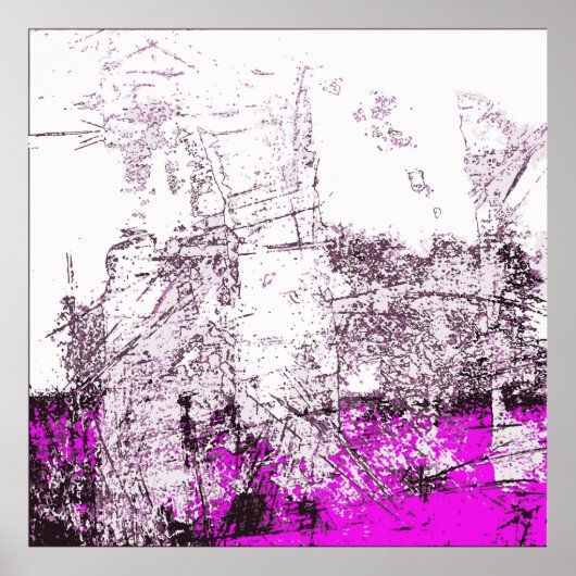 Abstrakter moderner Malhintergrund. Abbildung. Poster (Vorne)