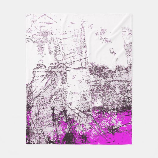 Abstrakter moderner Malhintergrund. Illustration. Fleecedecke (Vorderseite)