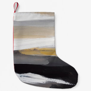 Abstrakter moderner Malhintergrund. Moderne Kunst  Kleiner Weihnachtsstrumpf