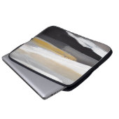 Abstrakter moderner Malhintergrund. Moderne Kunst Laptopschutzhülle (Vorne Knopf)