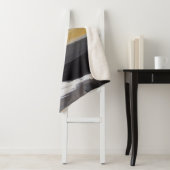 Abstrakter moderner Malhintergrund. Moderne Kunst Sherpadecke (Beispiel)