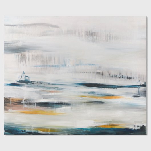 Abstrakter moderner Malhintergrund. zeitgemäß  Geschenkpapier (Flach)