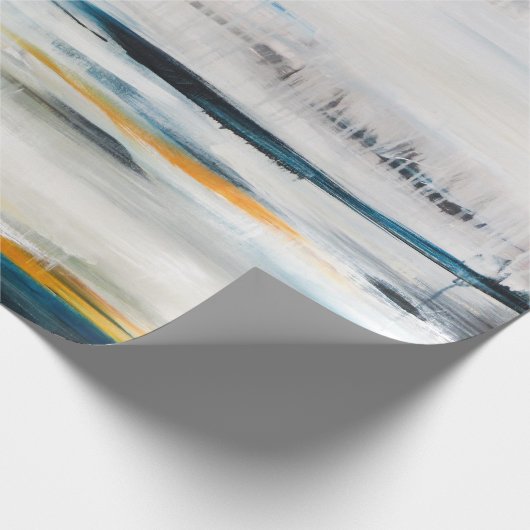 Abstrakter moderner Malhintergrund. zeitgemäß  Geschenkpapier (Ecke)