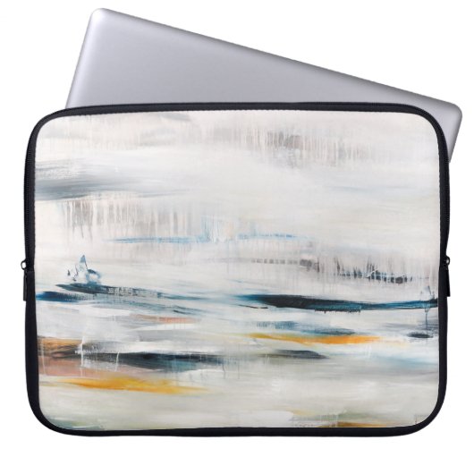 Abstrakter moderner Malhintergrund. zeitgemäß Laptopschutzhülle (Vorderseite)