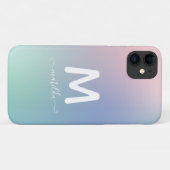 Abstrakter moderner Regenbogenverlauf Case-Mate iPhone Hülle (Rückseite (Horizontal))