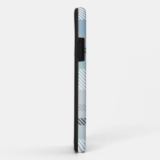 Abstrakter moderner Regenbogenverlauf kariert Case-Mate iPhone Hülle (Hinten/Rechts)