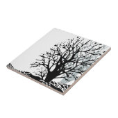 Abstrakter, moderner Silhouette Fliese (Seite)