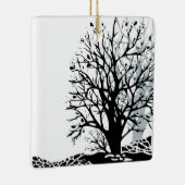 Abstrakter, moderner Silhouette Keramikornament (Rechts)