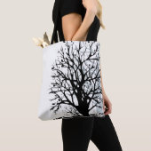 Abstrakter, moderner Silhouette Tasche (Von Nahem)