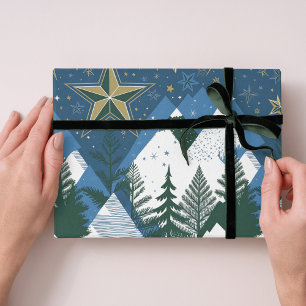 Abstrakter moderner Waldbaum Geschenkpapier