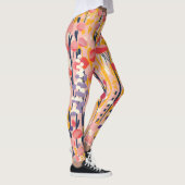 Abstrakter moderner Wildblumen-Blumen-Botanischer  Leggings (Rechts)