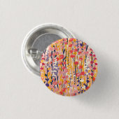 Abstrakter moderner Wildblumen-Blumengarten Button (Vorne & Hinten)