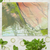 Abstrakter Monarch Butterfly - Poster Geschirrtuch (Gefaltet)