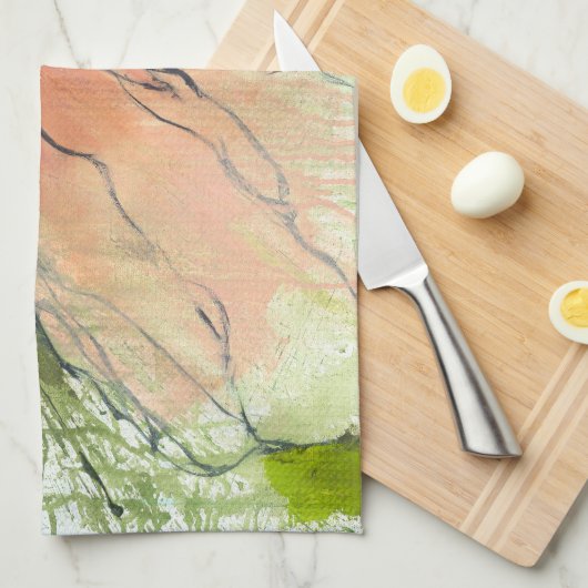 Abstrakter Monarch Butterfly - Poster Geschirrtuch (Viertel Falte)