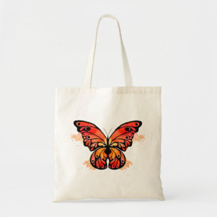 Abstrakter Monarch Butterfly Tragetasche