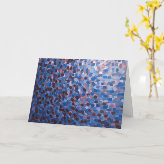 Abstrakter Mond Karte (Gelbe Blume)