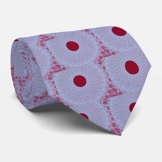 abstrakter Mond Krawatte (Gerollt)