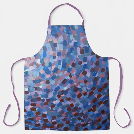 Abstrakter Mond Schürze (Vorderseite)