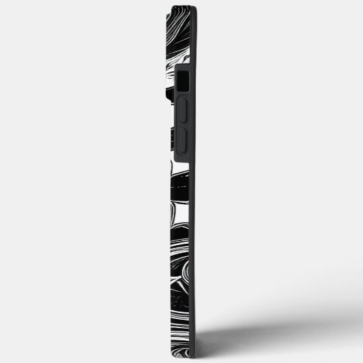 Abstrakter Mond und Sterne Case-Mate iPhone Hülle (Rückseite / Links)