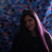 Abstrakter Mond Wandteppich