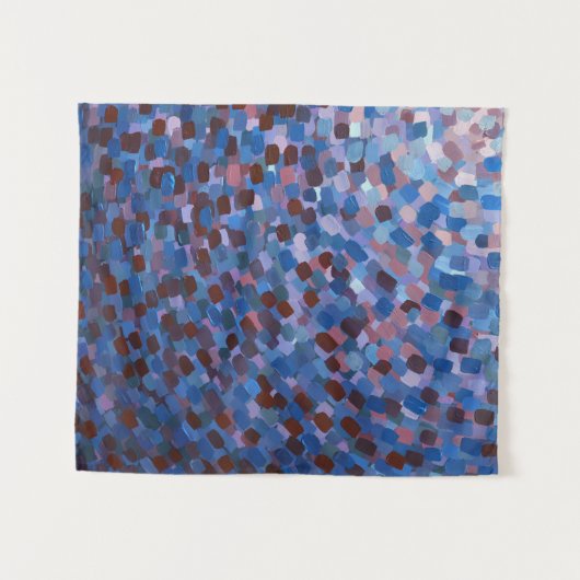 Abstrakter Mond Wandteppich (Vorderseite (Horizontal))