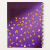 Abstrakter Mondlichtherbst verlässt Rose Planer (Rückseite)