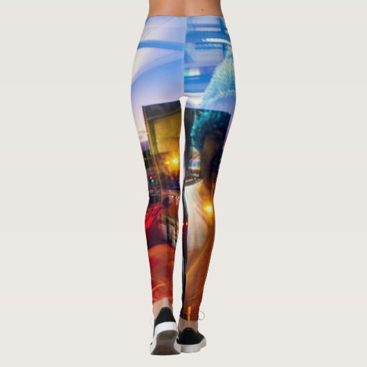 Abstrakter Morgenfotograf Leggings (Rückseite)