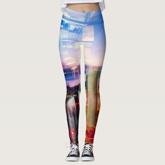Abstrakter Morgenfotograf Leggings (Vorderseite)