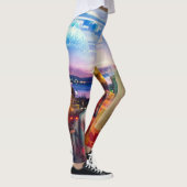 Abstrakter Morgenfotograf Leggings (Rechts)