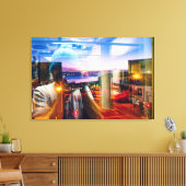 Abstrakter Morgenfotograf Leinwanddruck (Insitu (Wohnzimmer))