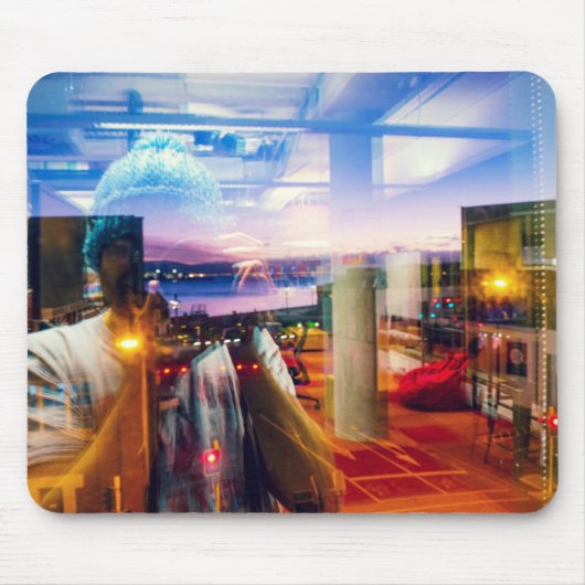 Abstrakter Morgenfotograf Mousepad (Vorne)