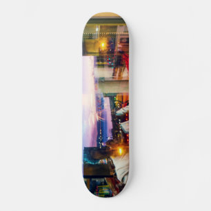 Abstrakter Morgenfotograf Skateboard