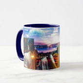 Abstrakter Morgenfotograf Tasse (Vorderseite Links)