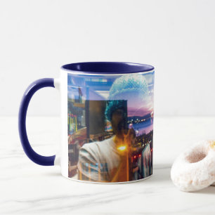 Abstrakter Morgenfotograf Tasse