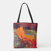 Abstrakter Multiprint-Tasche-Schulter Tasche (Rückseite)