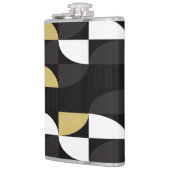 Abstrakter Multycolor-Flasche Flachmann (Links)