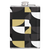 Abstrakter Multycolor-Flasche Flachmann (Rückseite)