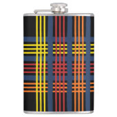 Abstrakter Multycolor-Flasche Flachmann (Vorderseite)