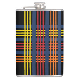 Abstrakter Multycolor-Flasche Flachmann