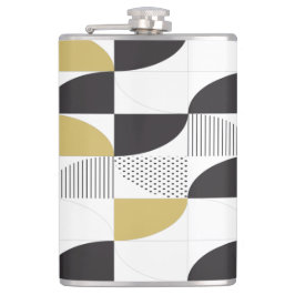 Abstrakter Multycolor-Flasche Flachmann